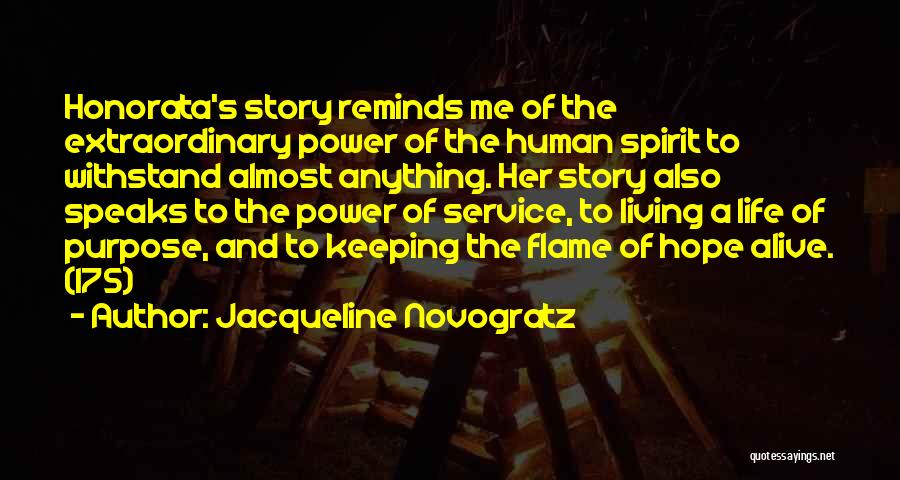 Resilience Of The Human Spirit Quotes By Jacqueline Novogratz