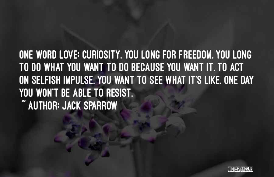 Resist Love Quotes By Jack Sparrow