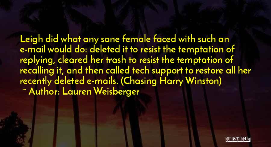 Resist Quotes By Lauren Weisberger