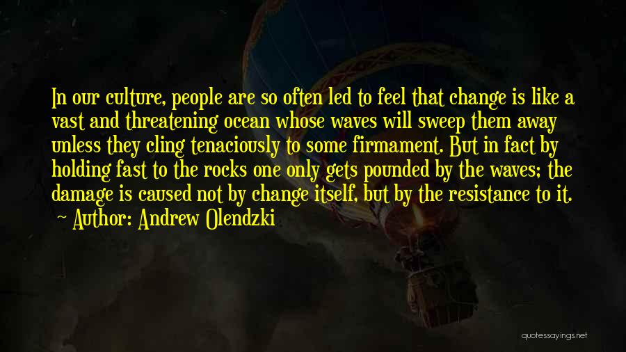 Resistance To Change Quotes By Andrew Olendzki