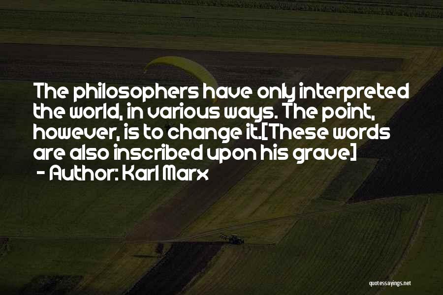 Resistance To Change Quotes By Karl Marx