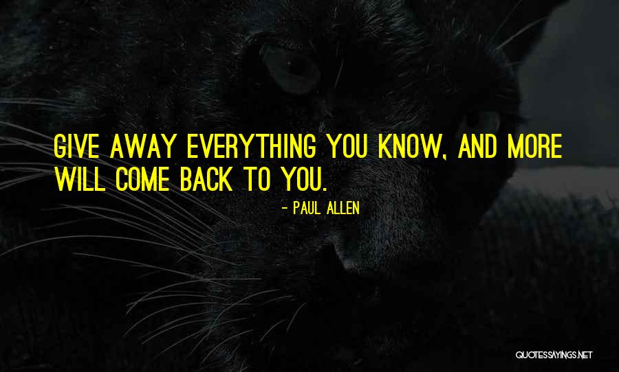 Resmark Systems Quotes By Paul Allen