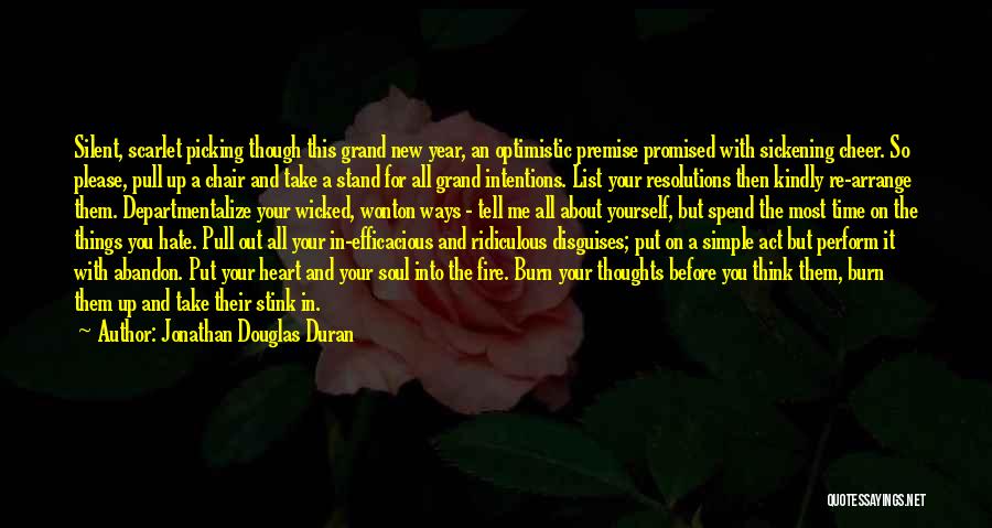 Resolutions For A New Year's Quotes By Jonathan Douglas Duran