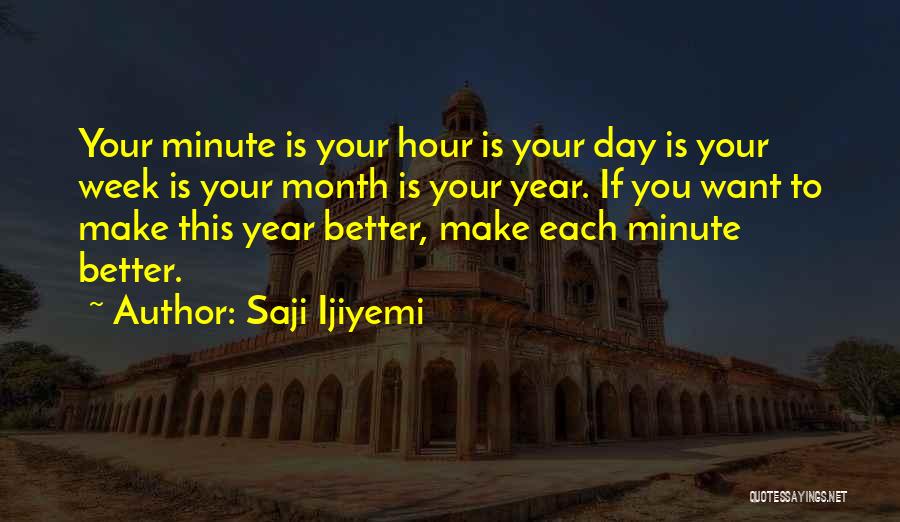 Resolutions For A New Year's Quotes By Saji Ijiyemi