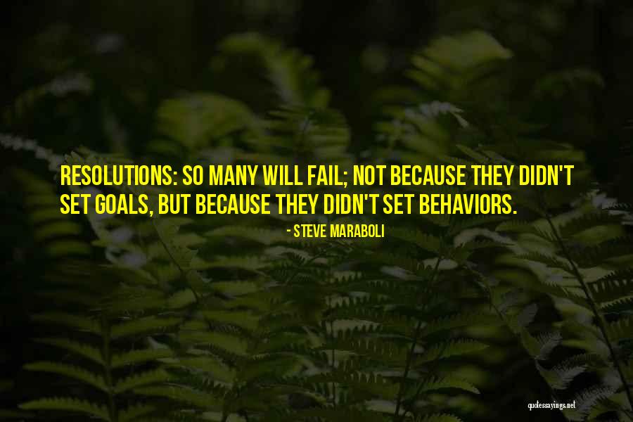 Resolutions Goals Quotes By Steve Maraboli Resolutions Goals Quotes By Steve Maraboli