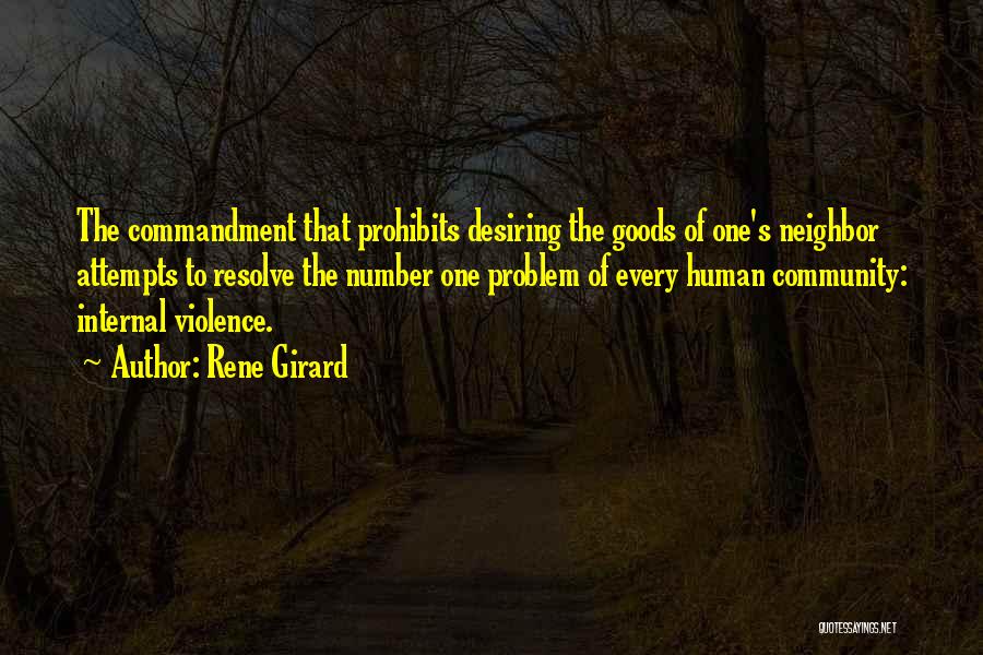 Resolve Problem Quotes By Rene Girard