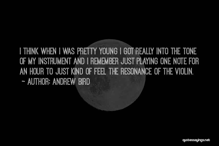 Resonance Quotes By Andrew Bird