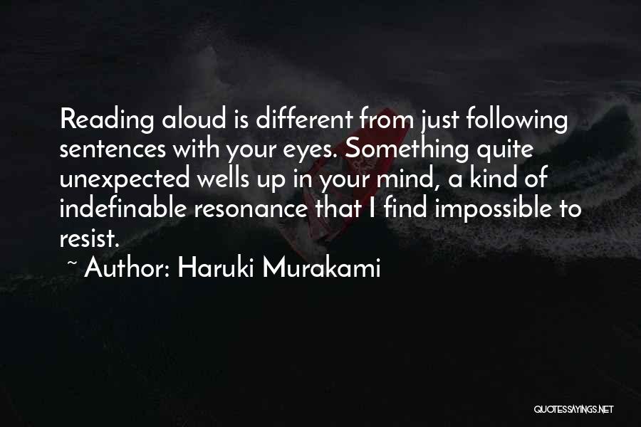 Resonance Quotes By Haruki Murakami