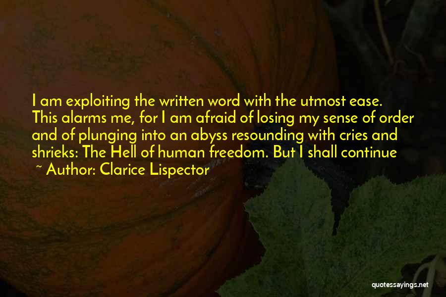 Resounding Quotes By Clarice Lispector