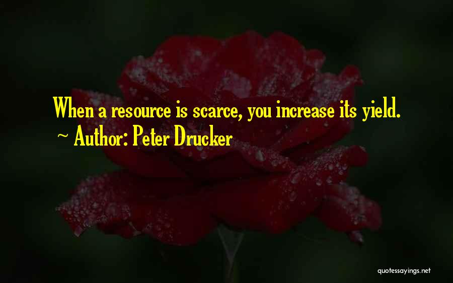 Resource Quotes By Peter Drucker