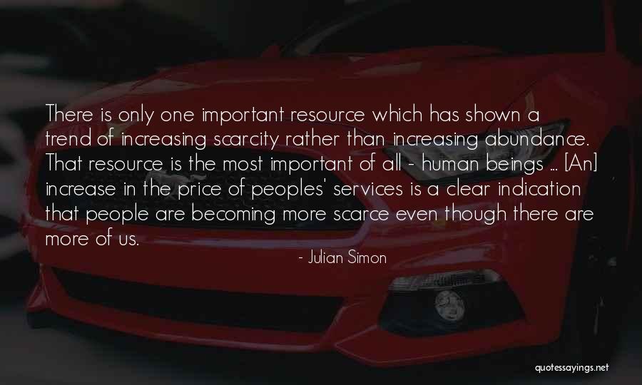 Resource Scarcity Quotes By Julian Simon Resource Scarcity Quotes By Julian Simon