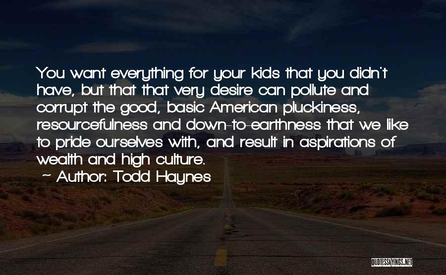 Resourcefulness Quotes By Todd Haynes