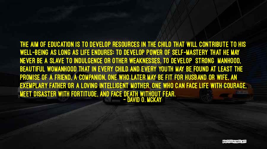 Resources In Education Quotes By David O. McKay Resources In Education Quotes By David O. McKay