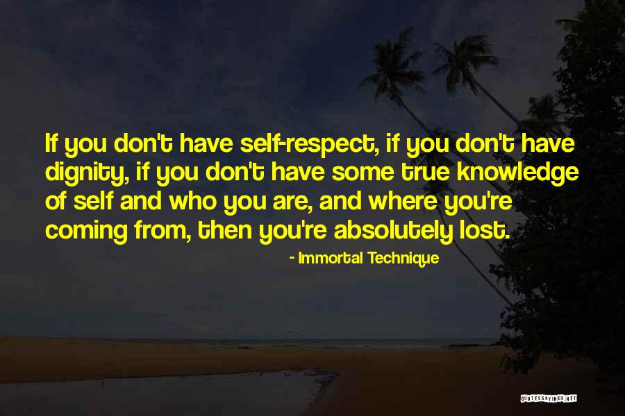 Respect And Dignity Quotes By Immortal Technique Respect And Dignity Quotes By Immortal Technique