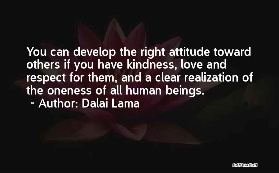 Respect And Kindness Quotes By Dalai Lama