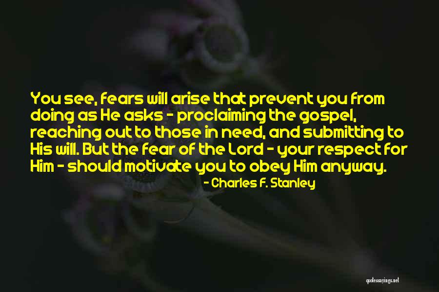 Respect And Obey Quotes By Charles F. Stanley Respect And Obey Quotes By Charles F. Stanley