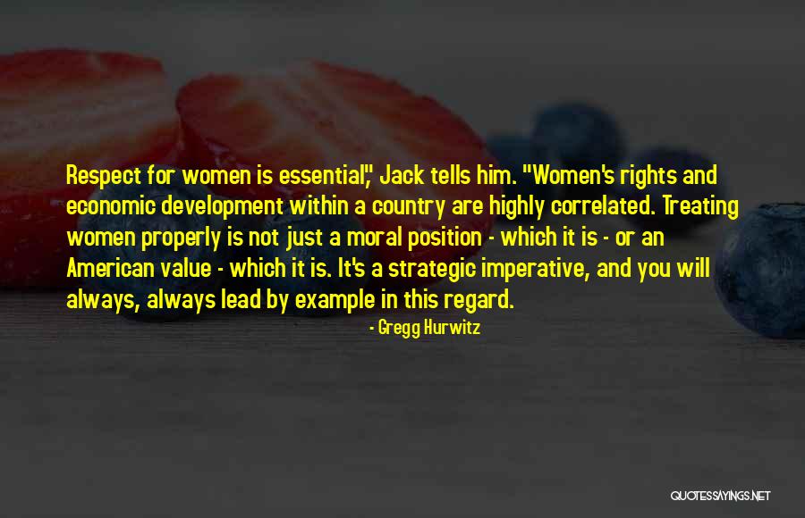 Respect By Women Quotes By Gregg Hurwitz Respect By Women Quotes By Gregg Hurwitz