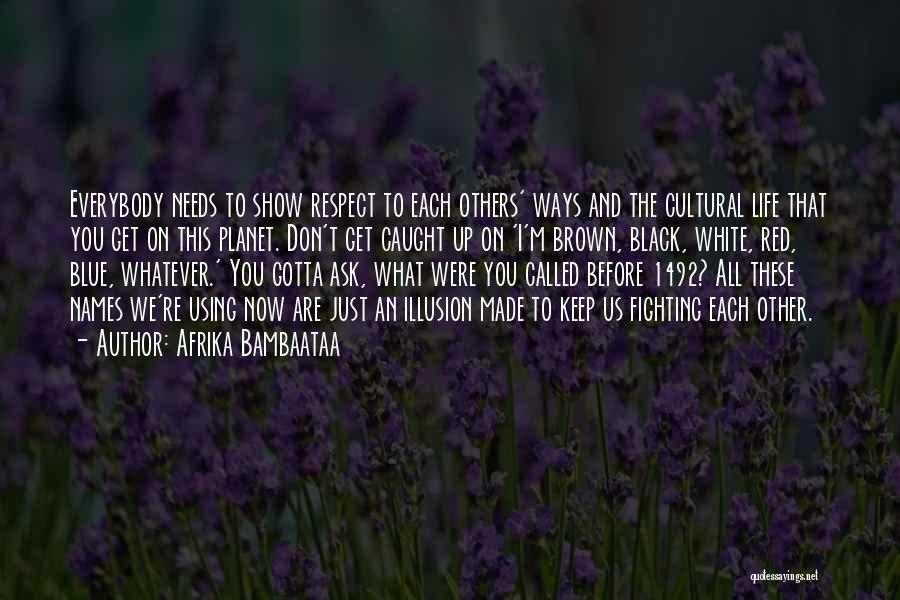 Respect Each Other Quotes By Afrika Bambaataa