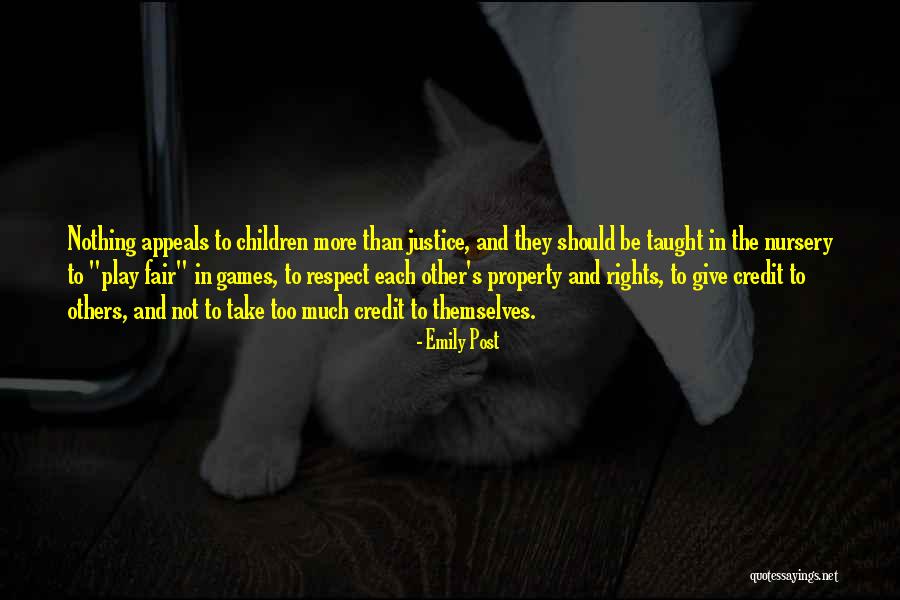 Respect Each Others Quotes By Emily Post Respect Each Others Quotes By Emily Post