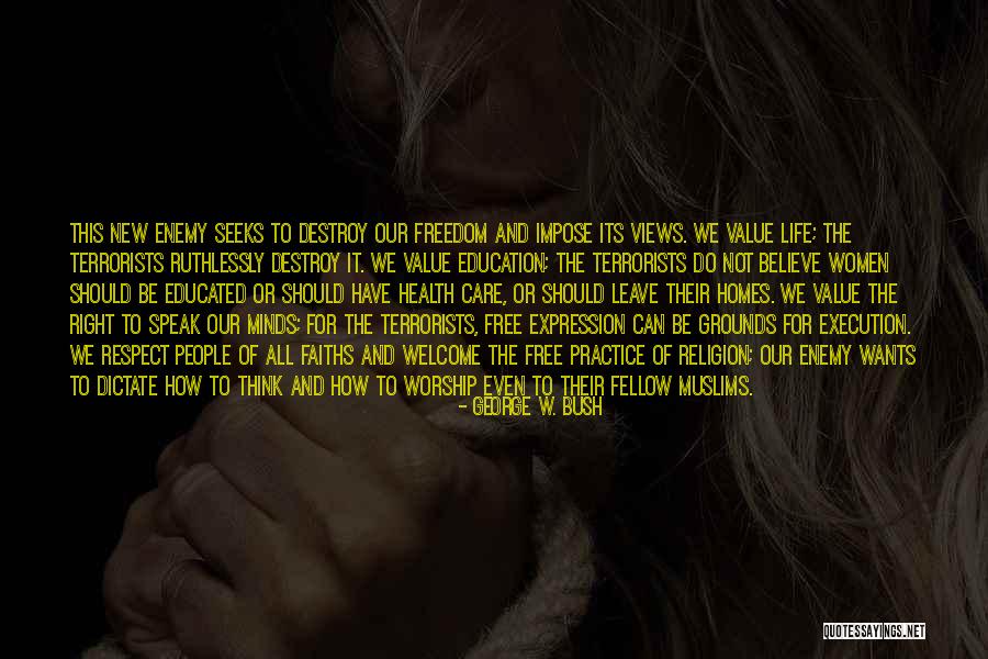 Respect Each Other's Religion Quotes By George W. Bush Respect Each Other's Religion Quotes By George W. Bush