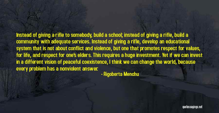 Respect Elders Quotes By Rigoberta Menchu Respect Elders Quotes By Rigoberta Menchu