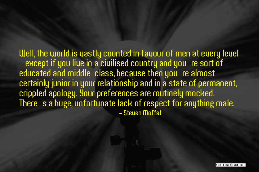 Respect Every Relationship Quotes By Steven Moffat Respect Every Relationship Quotes By Steven Moffat