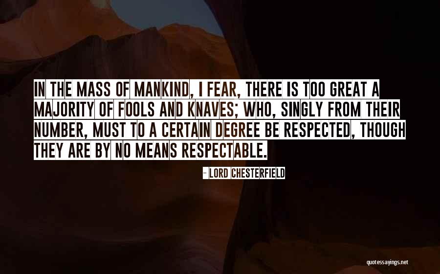 Respect Fear Quotes By Lord Chesterfield Respect Fear Quotes By Lord Chesterfield