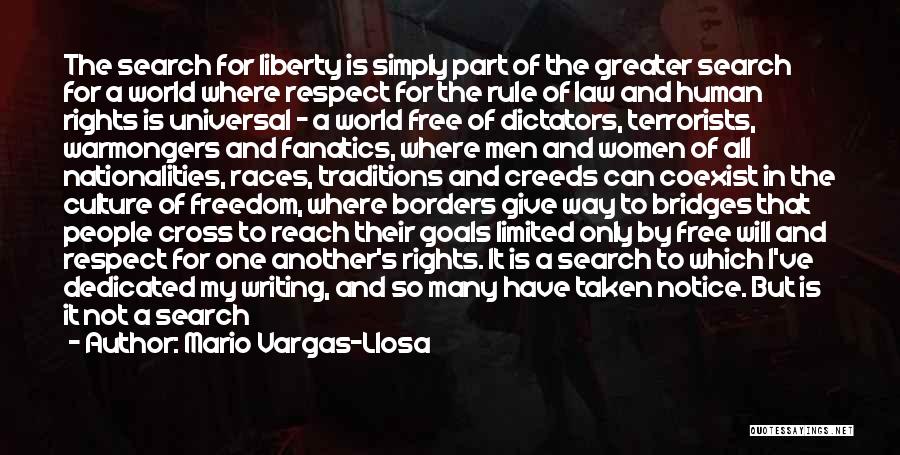 Respect For One Another Quotes By Mario Vargas-Llosa