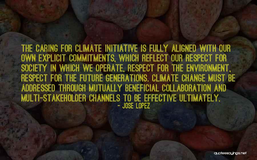 Respect For The Environment Quotes By Jose Lopez