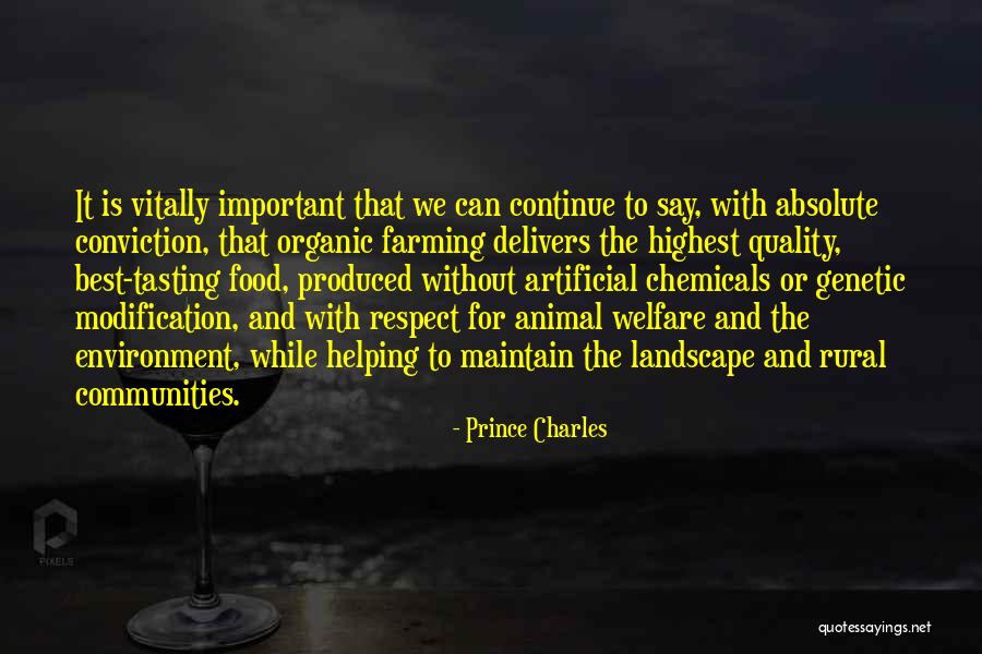 Respect For The Environment Quotes By Prince Charles