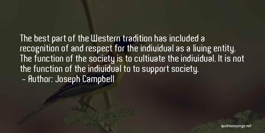 Respect For The Individual Quotes By Joseph Campbell