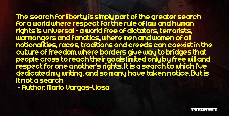 Respect For The Rule Of Law Quotes By Mario Vargas-Llosa