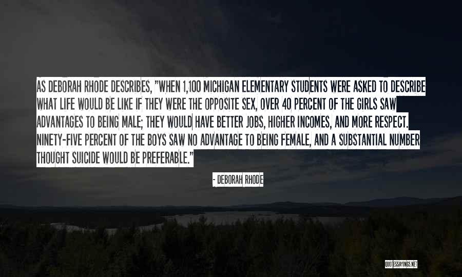 Respect Girl Quotes By Deborah Rhode Respect Girl Quotes By Deborah Rhode