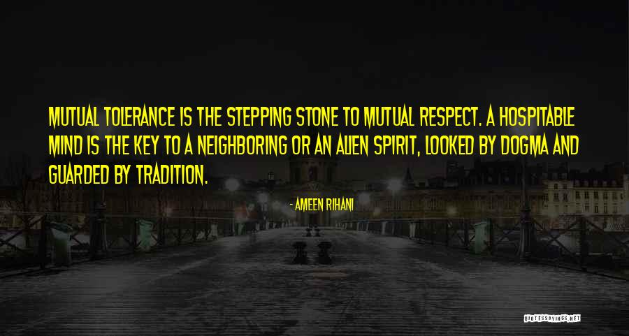 Respect Is Mutual Quotes By Ameen Rihani