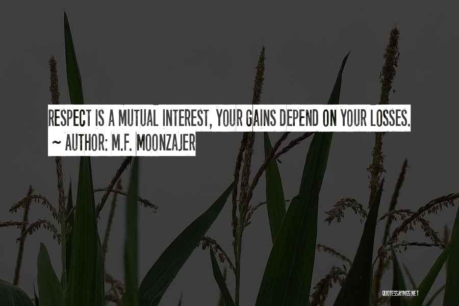 Respect Is Mutual Quotes By M.F. Moonzajer