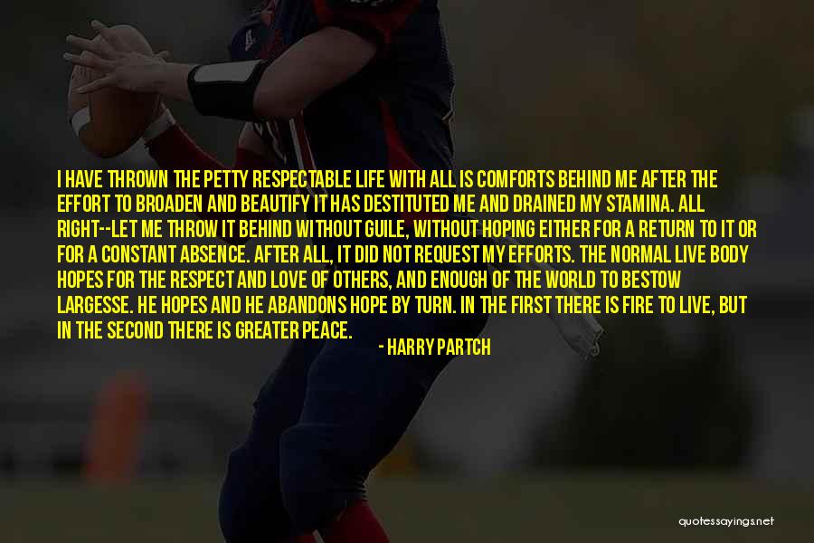 Respect Me First Quotes By Harry Partch Respect Me First Quotes By Harry Partch