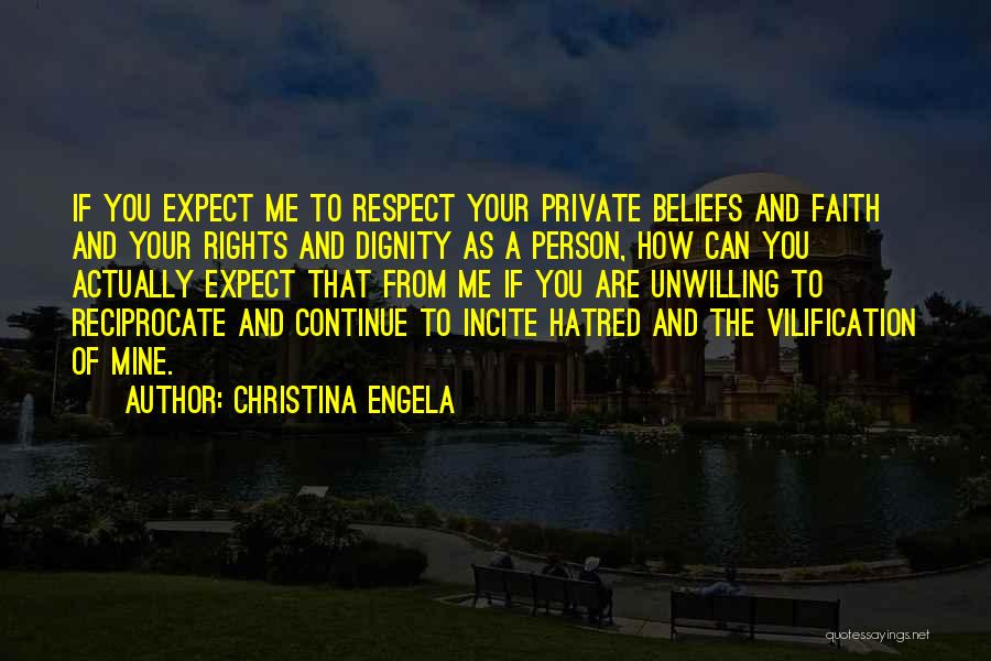 Respect Me Quotes By Christina Engela