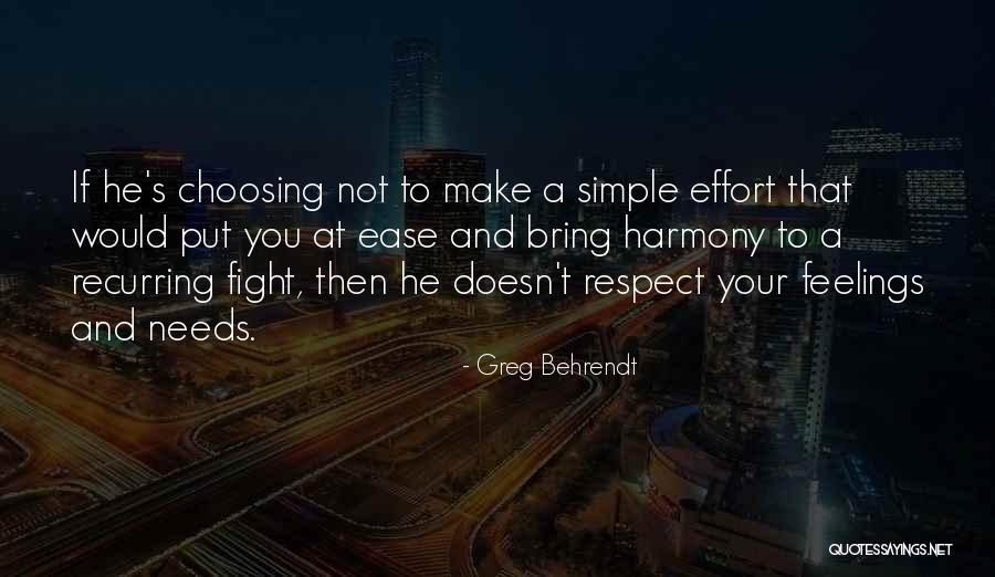 Respect My Feelings Quotes By Greg Behrendt