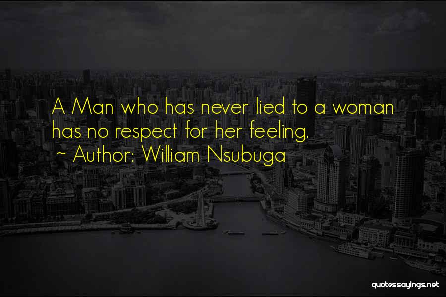 Respect My Feelings Quotes By William Nsubuga