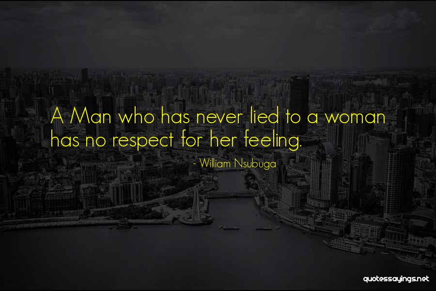 Respect My Feelings Quotes By William Nsubuga