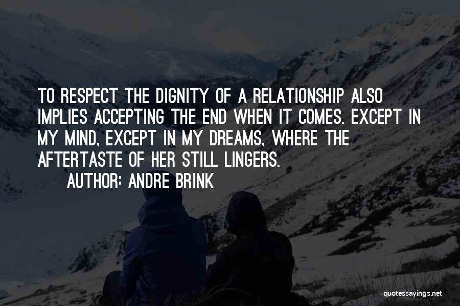 Respect My Relationship Quotes By Andre Brink