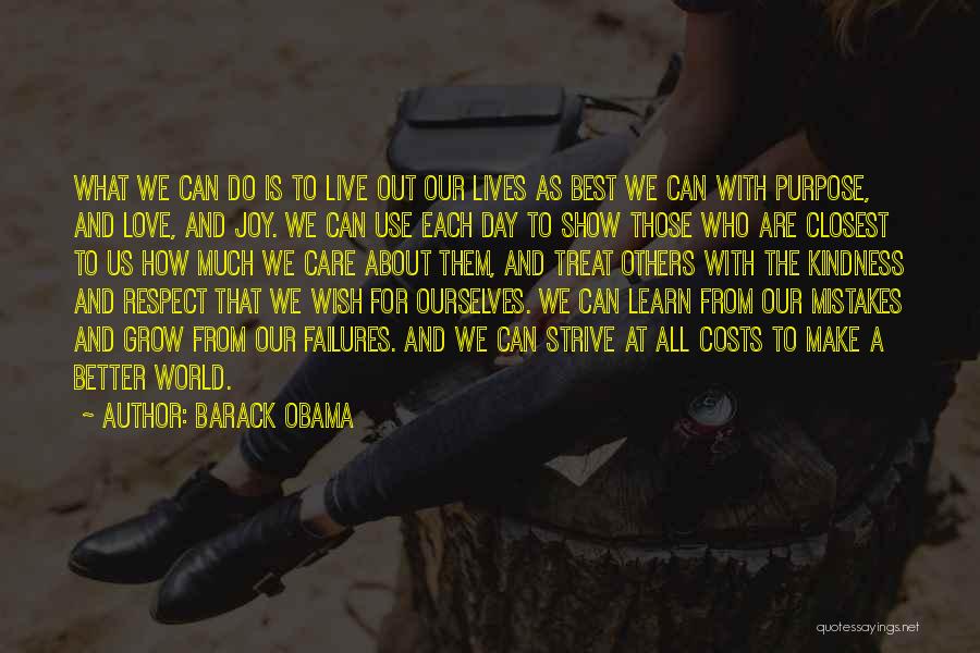 Respect Others Love Quotes By Barack Obama