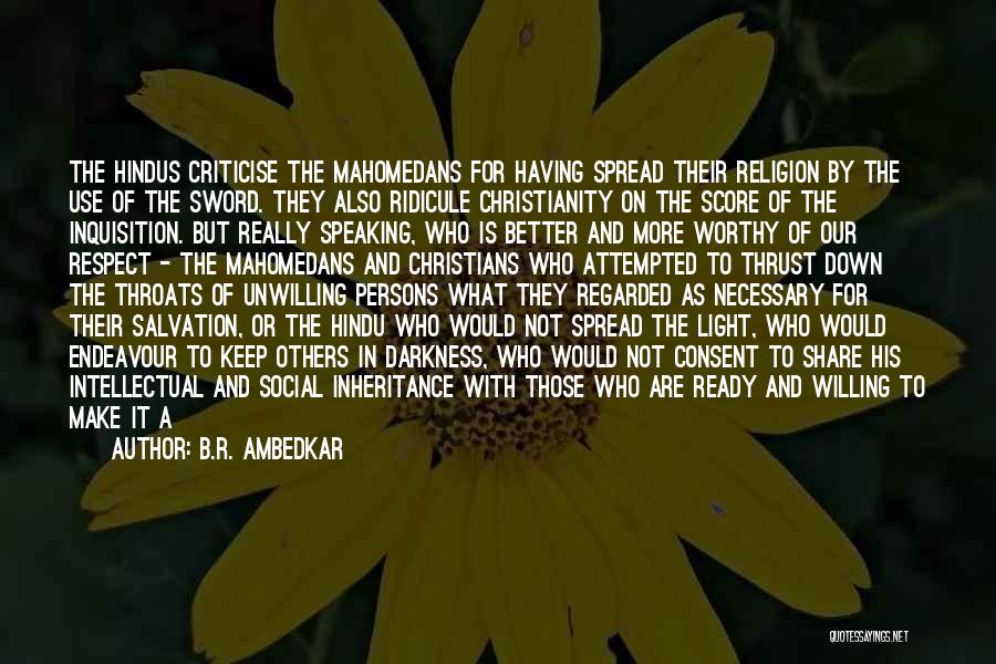 Respect Others Religion Quotes By B.R. Ambedkar