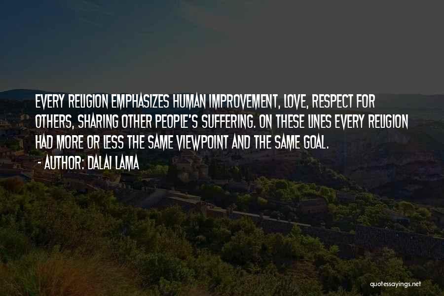 Respect Others Religion Quotes By Dalai Lama