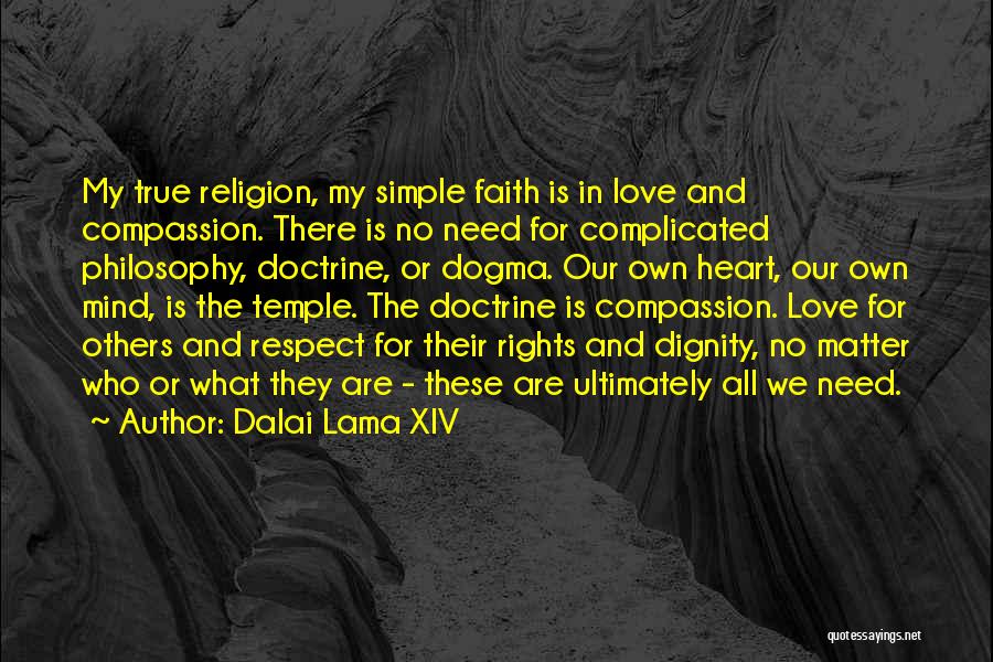 Respect Others Religion Quotes By Dalai Lama XIV