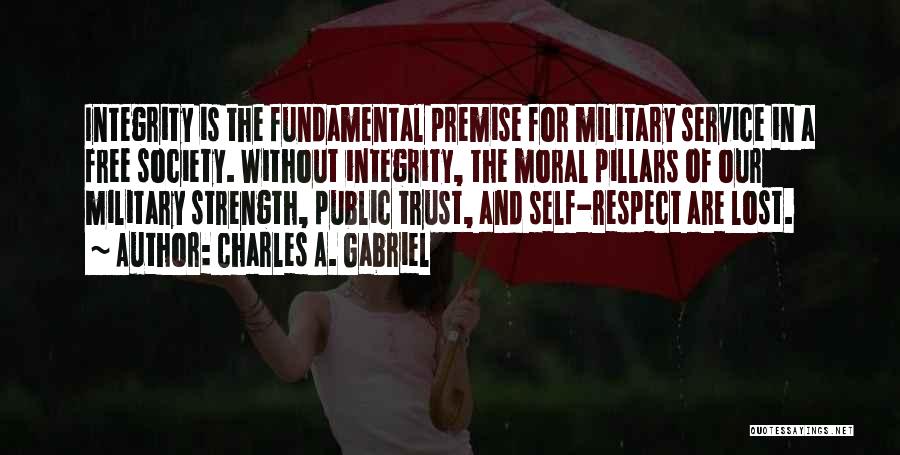 Respect Our Military Quotes By Charles A. Gabriel