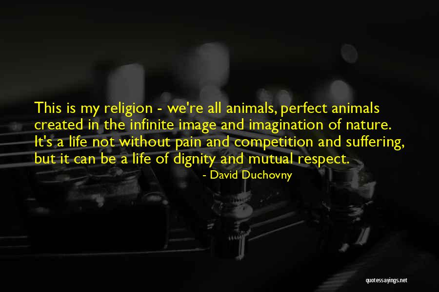 Respect The Animals Quotes By David Duchovny Respect The Animals Quotes By David Duchovny