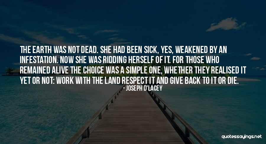 Respect The Earth Quotes By Joseph D'Lacey Respect The Earth Quotes By Joseph D'Lacey