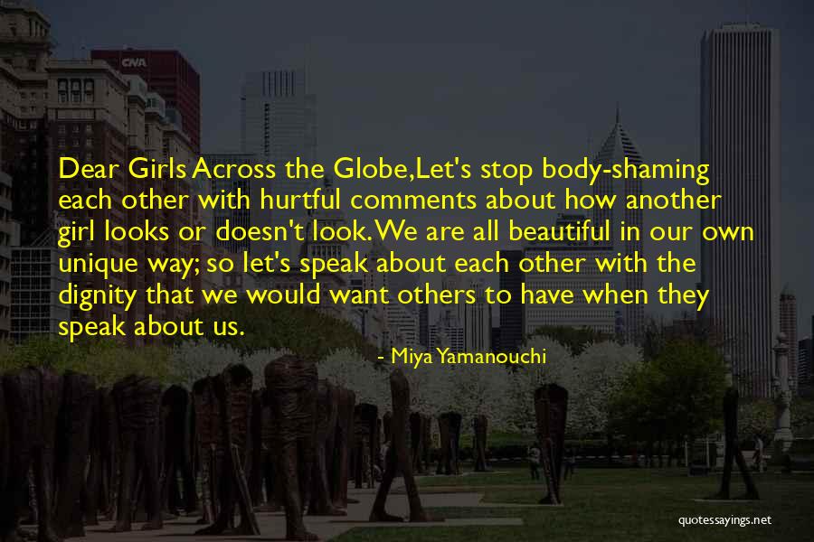 Respect The Girl You Love Quotes By Miya Yamanouchi Respect The Girl You Love Quotes By Miya Yamanouchi