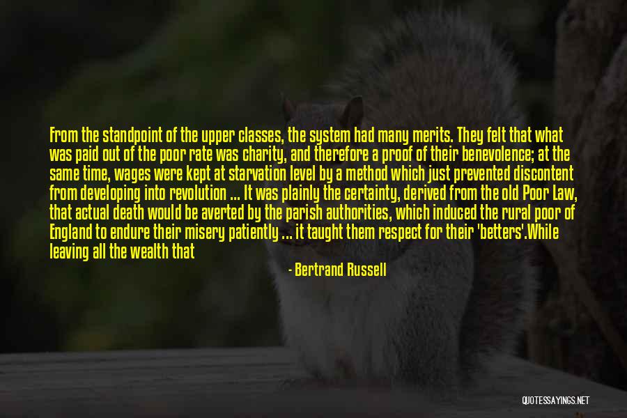 Respect The Poor Quotes By Bertrand Russell